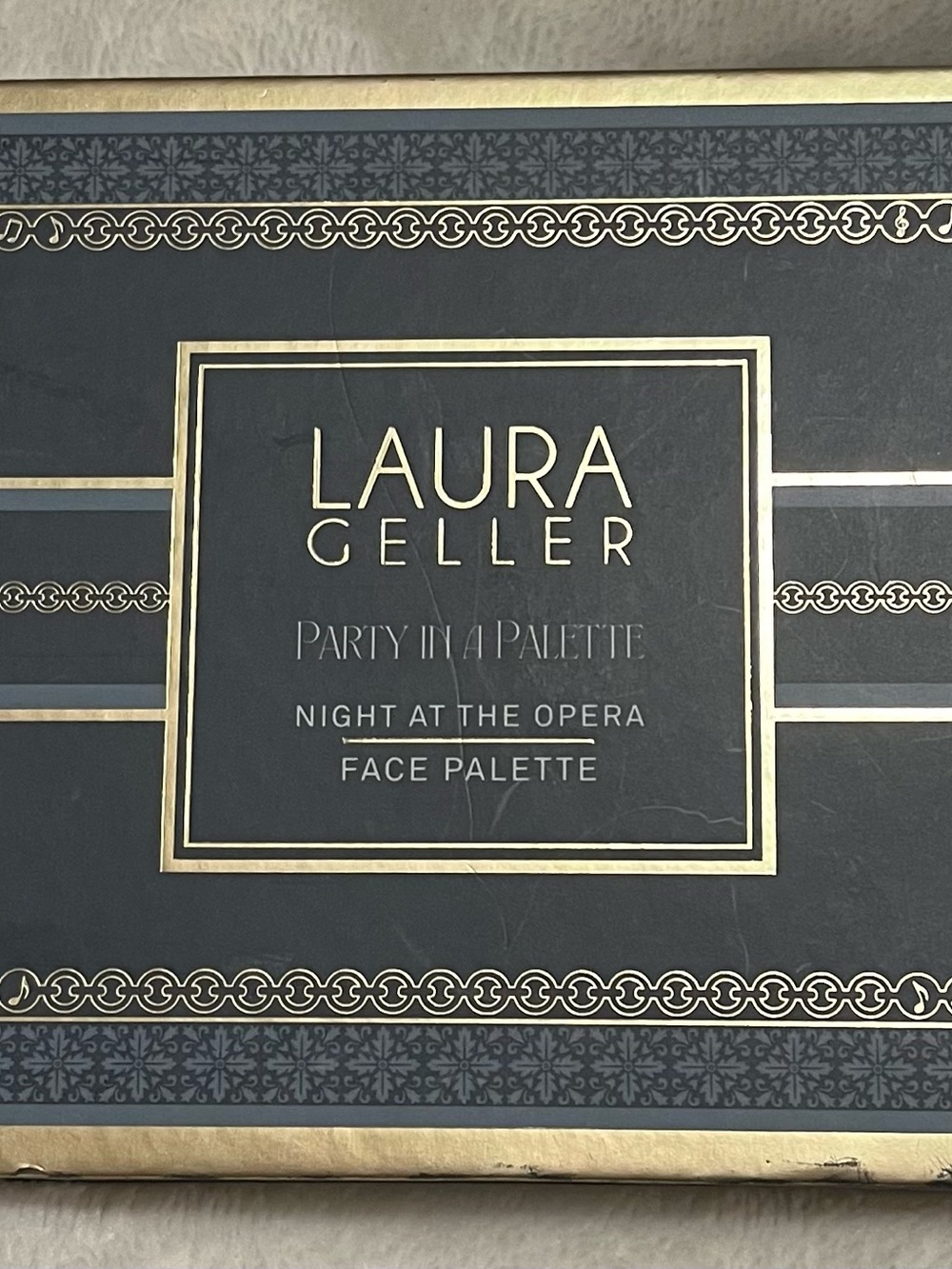Laura Geller Face Palette - Black & Gold Decorative Box